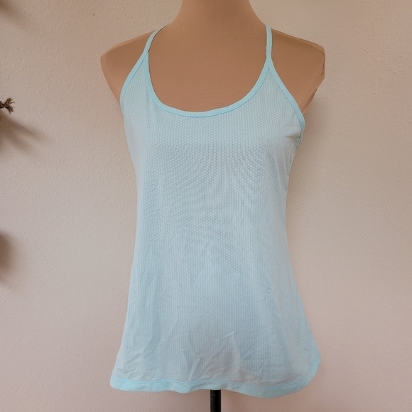 Lorna Jane Blue Strappy Tank - Picture 1 of 6